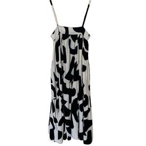 ANTHROPOLOGIE X Able The Label Diego Smock Tiered Midi Dress, Size Small